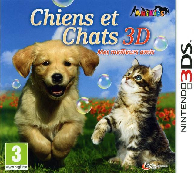 3DS《阿猫阿狗 宠物游戏》欧版下载-Cats & 