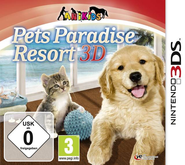 3DS《娇蛮宠物 宠物度假村3D》欧版下载-Pe