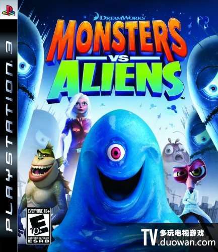 PS3《怪兽大战外星人》欧版下载-Monsters vs