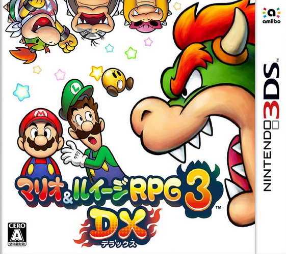 3DS《马里奥与路易RPG3DX》美版下载